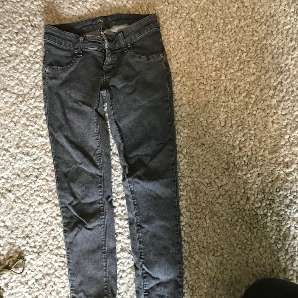 LF low rise grey jeans